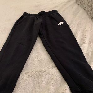 Nike black sweat pants.